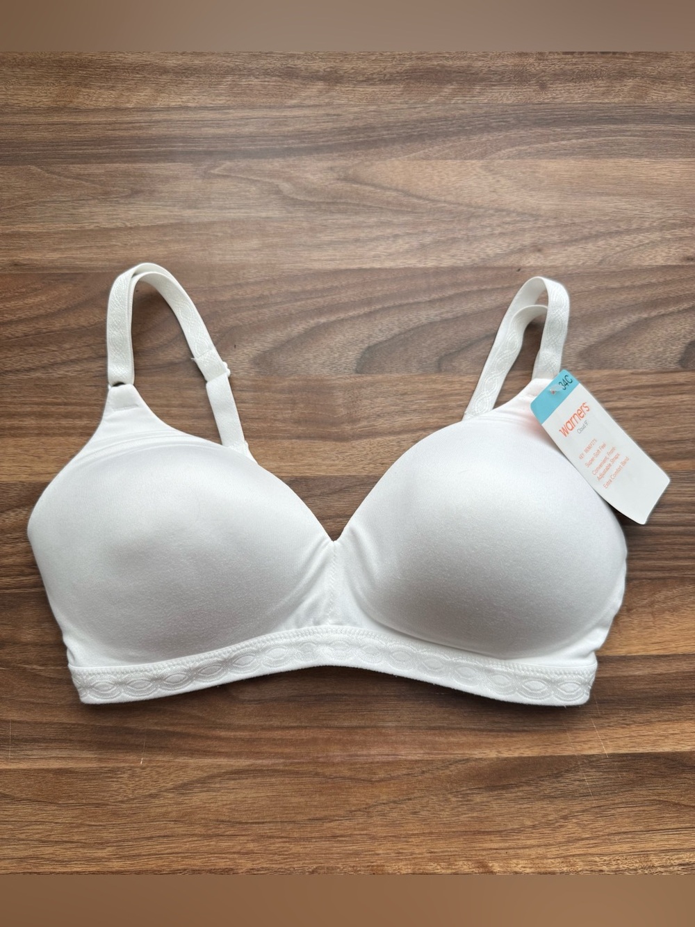 Warner's Cloud9 White Wireless T-Shirt Bra